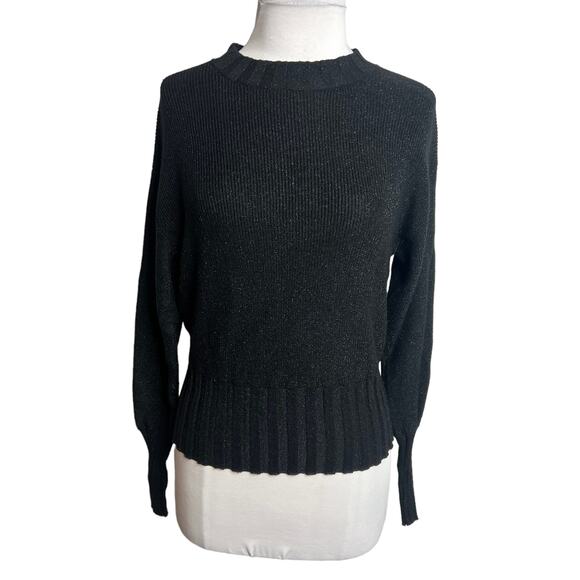 NWT Whisper by Brodie Cashmere metallic sweater - Picture 1 of 5
